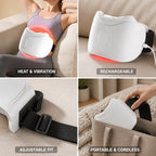 Bauchmassagegerät mit Wärme und Vibrationsmassage, kabellos mit Akku