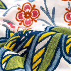 Baumwoll-Handtuch mit floralen Motiven