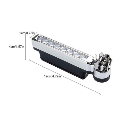 Windbetriebenes Auto-LED-Licht | Hell, wetterfest & stromfrei (2 Stück)