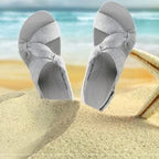 Komfort-Sandalen mit Schleife – rutschfest und leicht