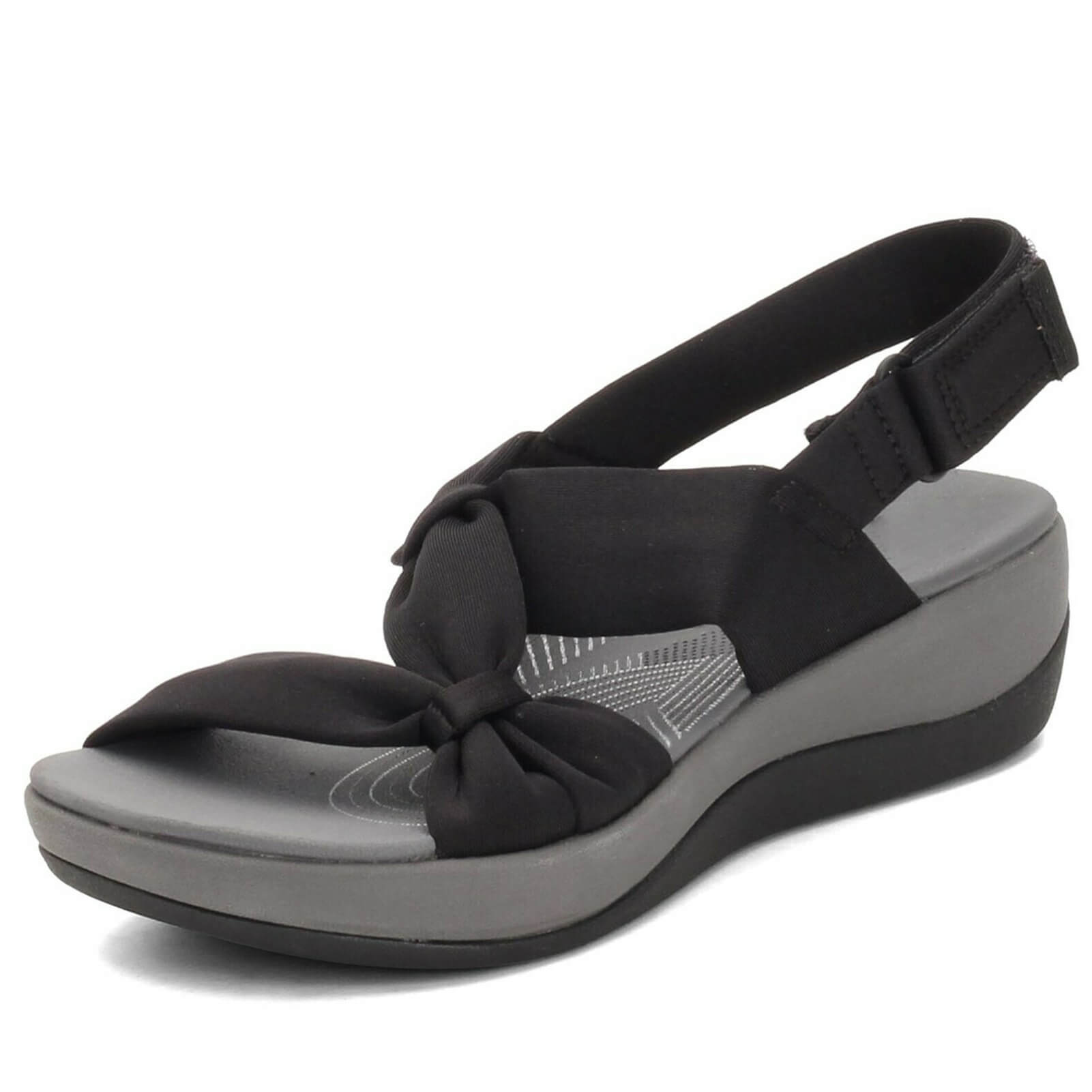 Komfort-Sandalen mit Schleife – rutschfest und leicht