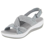 Komfort-Sandalen mit Schleife – rutschfest und leicht