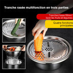 Edelstahl-Küchensieb-Set – Multifunktional zum Waschen, Sieben und Abtropfen
