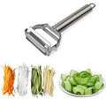 Gemüseschäler Edelstahl mit Julienne-Klinge
