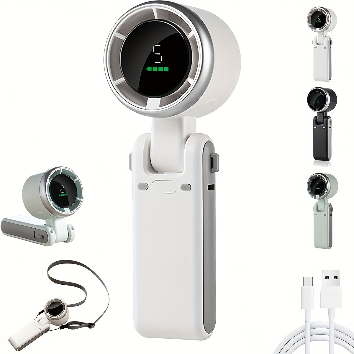 Handventilator mit 5 Geschwindigkeitsstufen