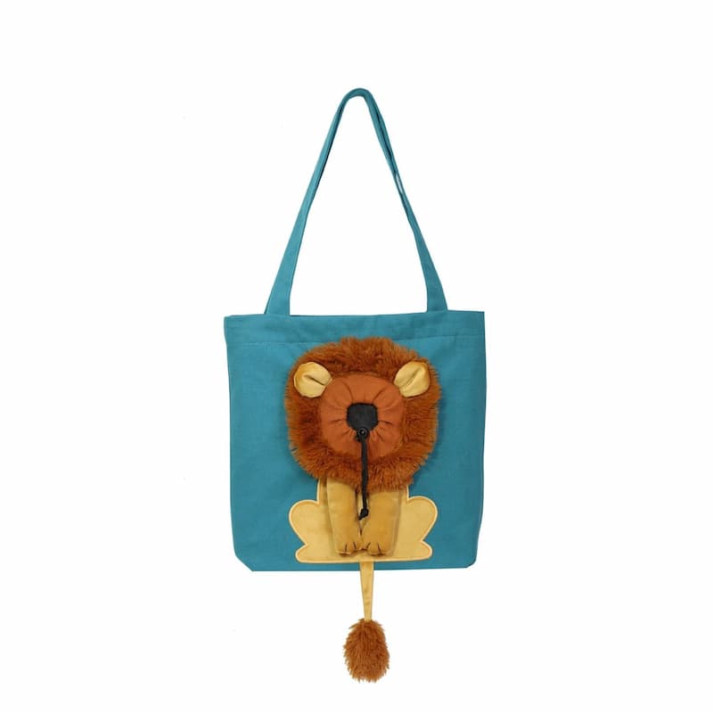 Haustiertasche mit Kopföffnung aus Baumwoll-Canvas