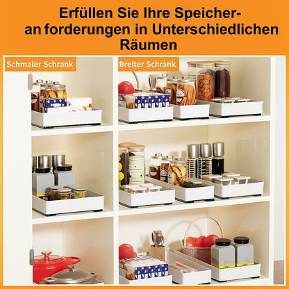 Ausziehbarer Schrank-Organizer | Platzsparend & ohne Bohren