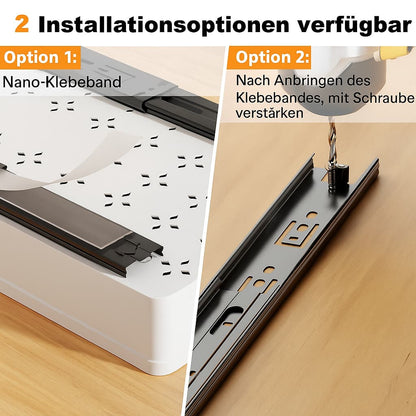 Ausziehbarer Schrank-Organizer | Platzsparend & ohne Bohren
