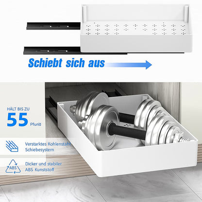 Ausziehbarer Schrank-Organizer | Platzsparend & ohne Bohren