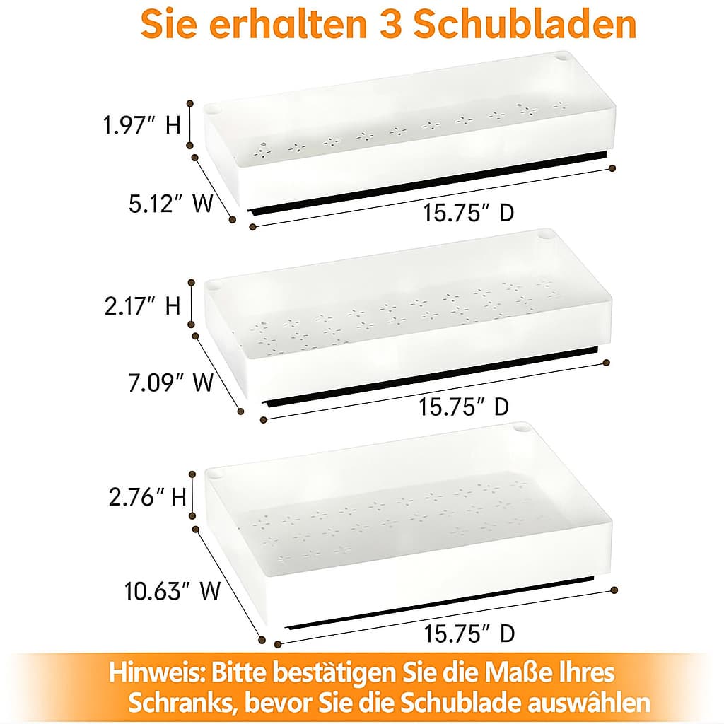 Ausziehbarer Schrank-Organizer | Platzsparend & ohne Bohren
