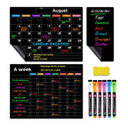 Magnetisches Kalender-Set für Kühlschrank – 3 Boards mit Markern