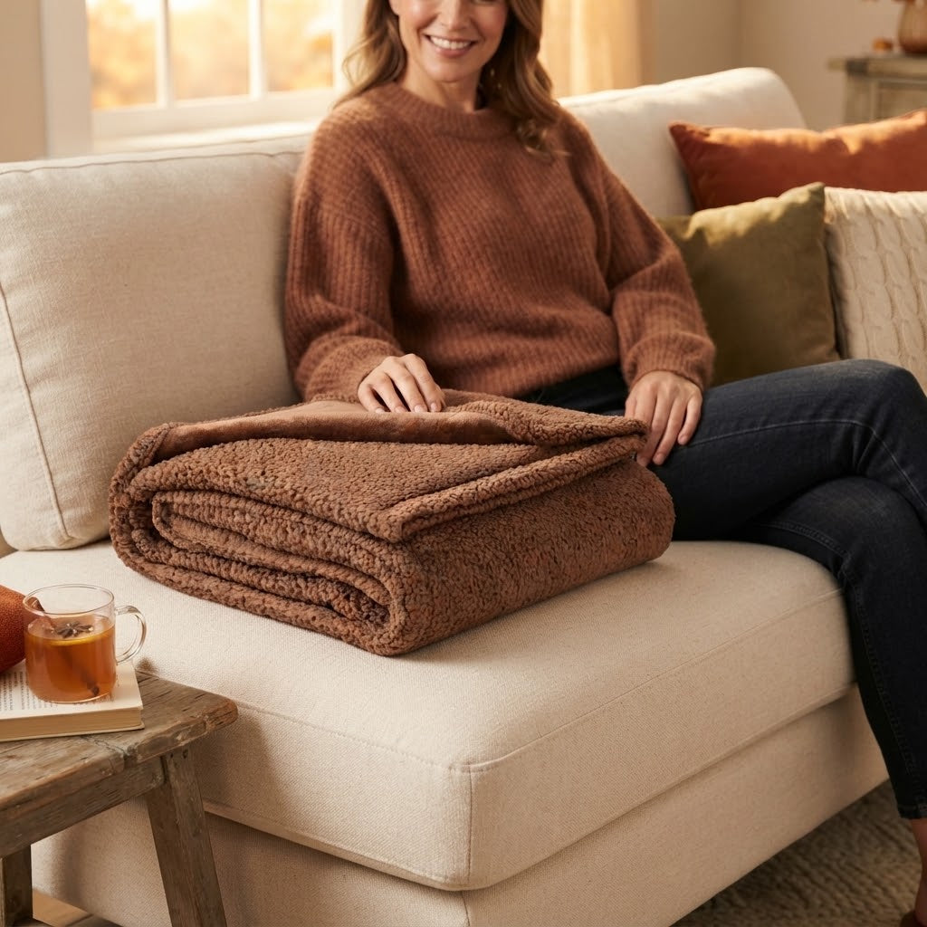 Kuscheldecke wasserdicht mit weichem Fleece