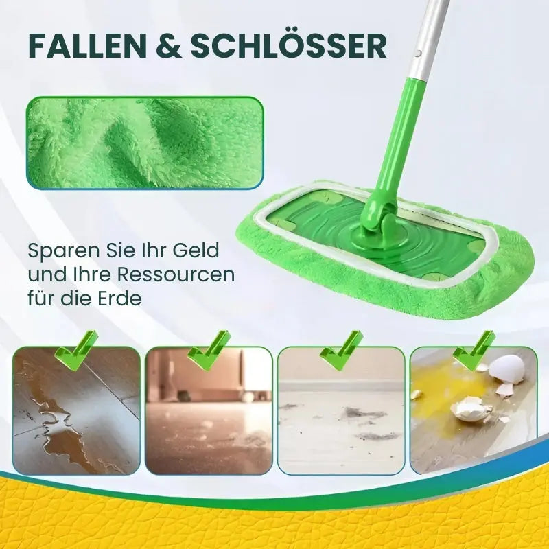 Mopp-Pads wiederverwendbar – Mikrofaser für Sweeper-Systeme