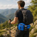 Bauchtasche mit Flaschenhalter, ultraleicht und wasserdicht, rutschfester Sitz