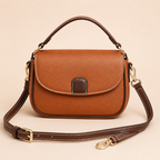 Crossbody-Tasche aus Leder mit Magnetverschluss