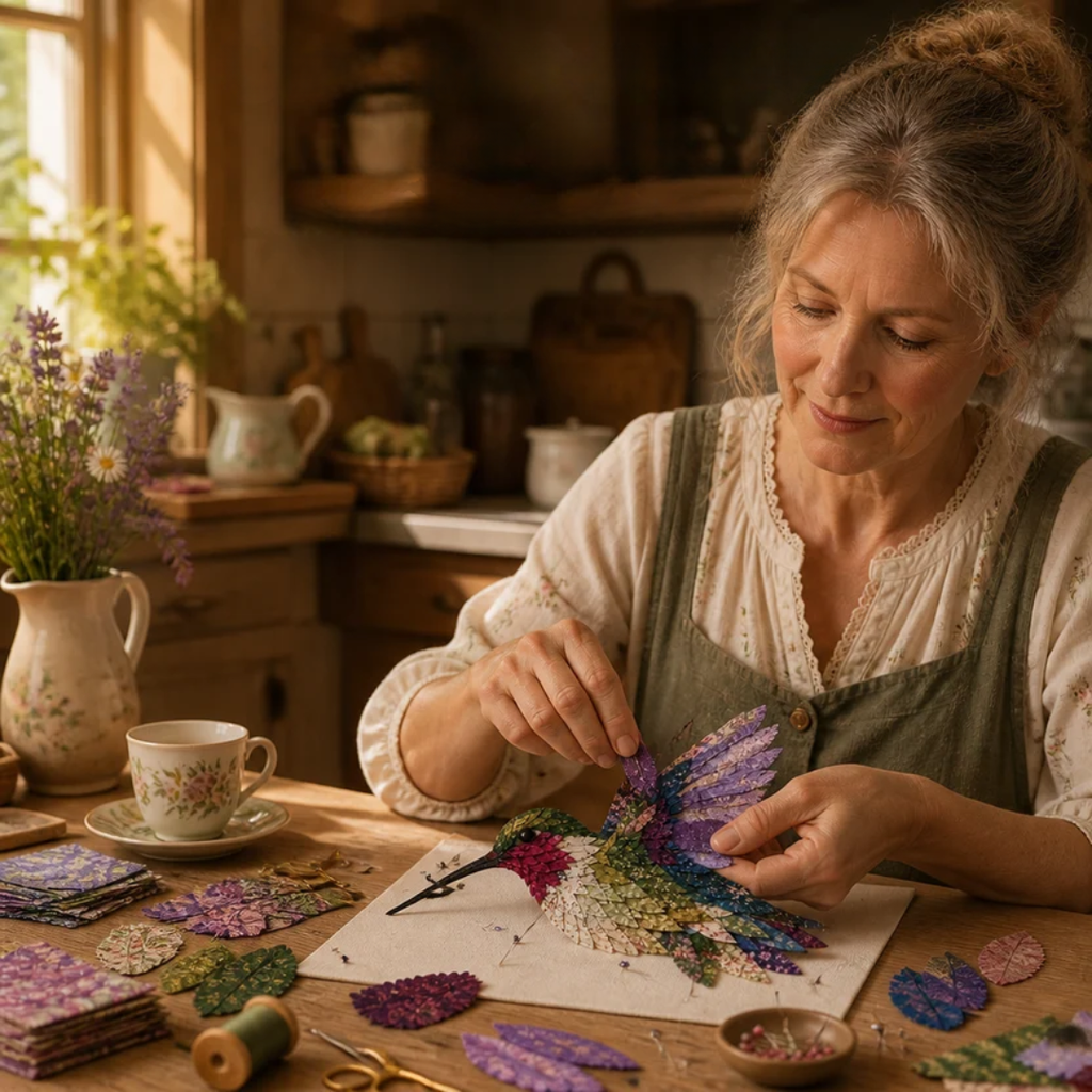 3D-Filz-Vogel Nähset mit Anleitung