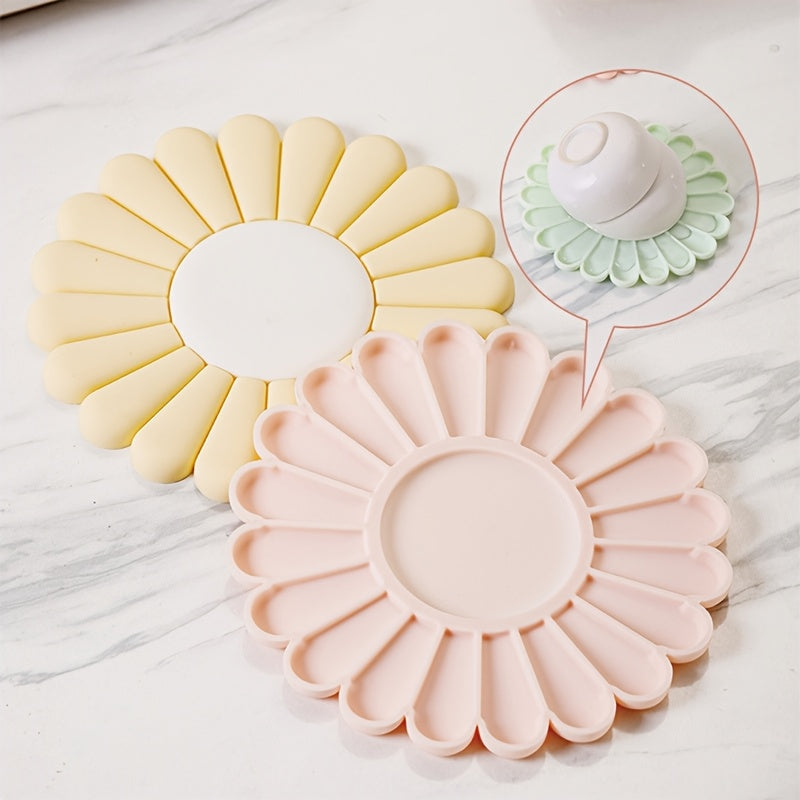 Silikon Topfuntersetzer Blütenform mit Hitzebeständigkeit