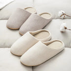 Winterpantoffeln für Damen mit offener Ferse, flauschig und rutschhemmende Sohle fürs Haus