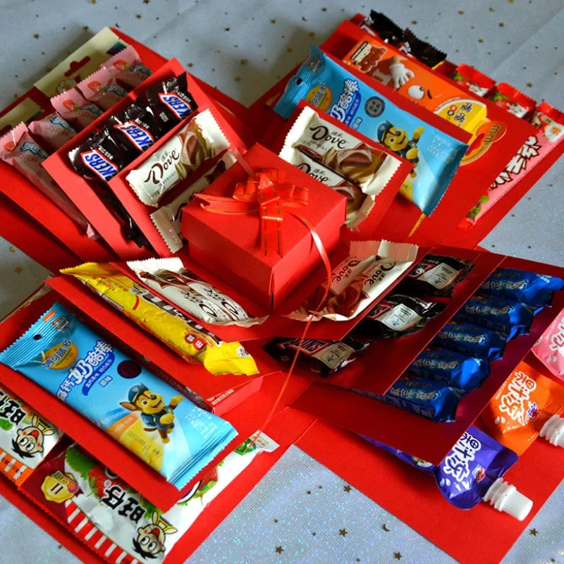Explosive Geschenkbox 5-teilig zum Selbstbefüllen