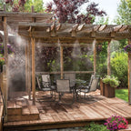 Trampolin Sprinkler System mit verstellbaren Düsen