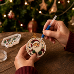 Diamond Painting Weihnachtsanhänger Set – 6-teilig