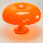 Pilz-Tischleuchte, dimmbar mit drei Lichtfarben, USB, Retro-Design