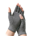 Kompressionshandschuhe mit offenen Fingerspitzen, atmungsaktiv für Alltag und Arbeit