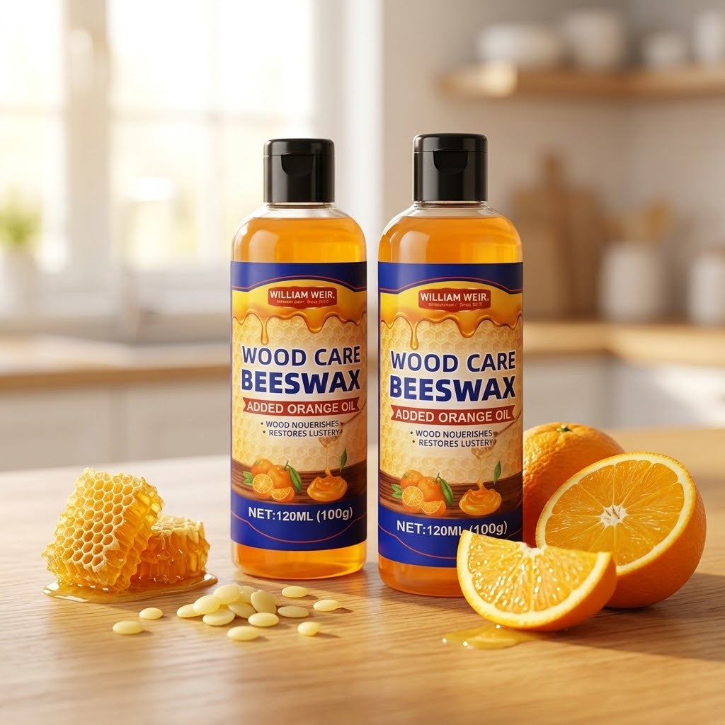 Bienenwachs-Holzpflege mit Orangenöl