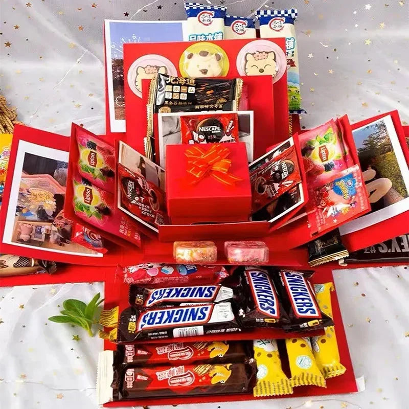 Explosive Geschenkbox 5-teilig zum Selbstbefüllen