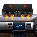Auto-Heizlüfter 12 V zum Enteisen der Windschutzscheibe, 500 W, Keramik-Heizelement