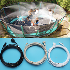 Trampolin Sprinkler System mit verstellbaren Düsen