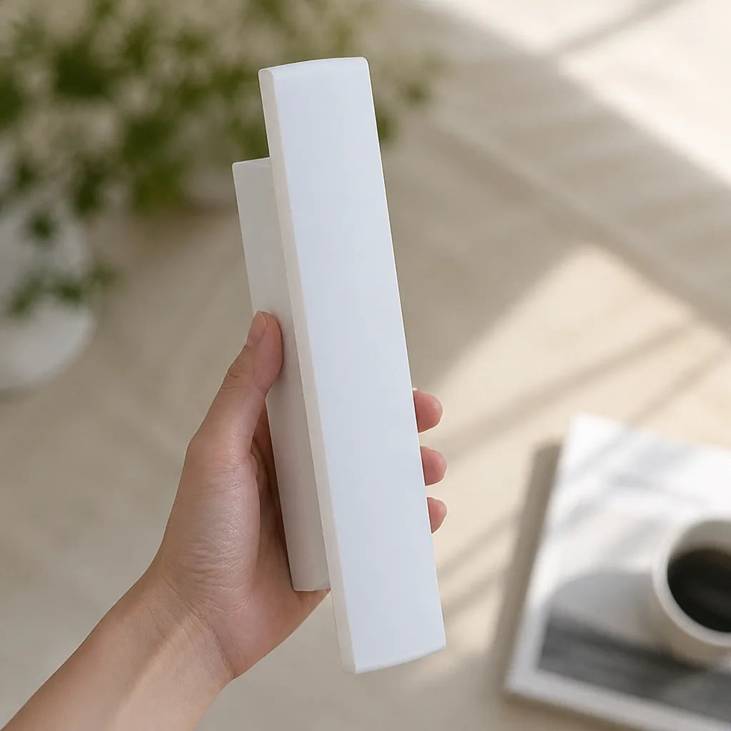 LED-Wandleuchte, zylindrisch mit diffusem Licht, Metall und Acryl