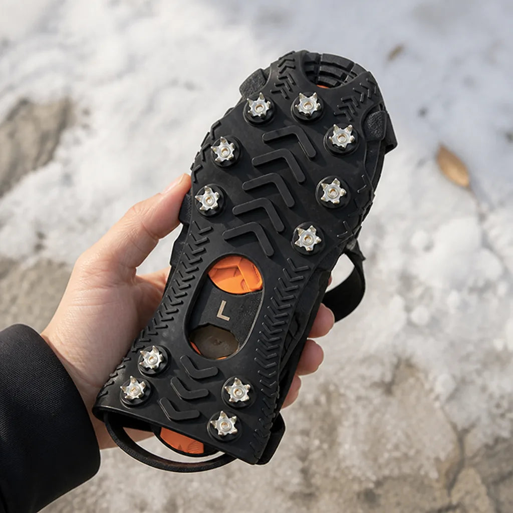 Schuhspikes für Eis und Schnee, rutschfest mit 11 Edelstahlspitzen, 1 Paar