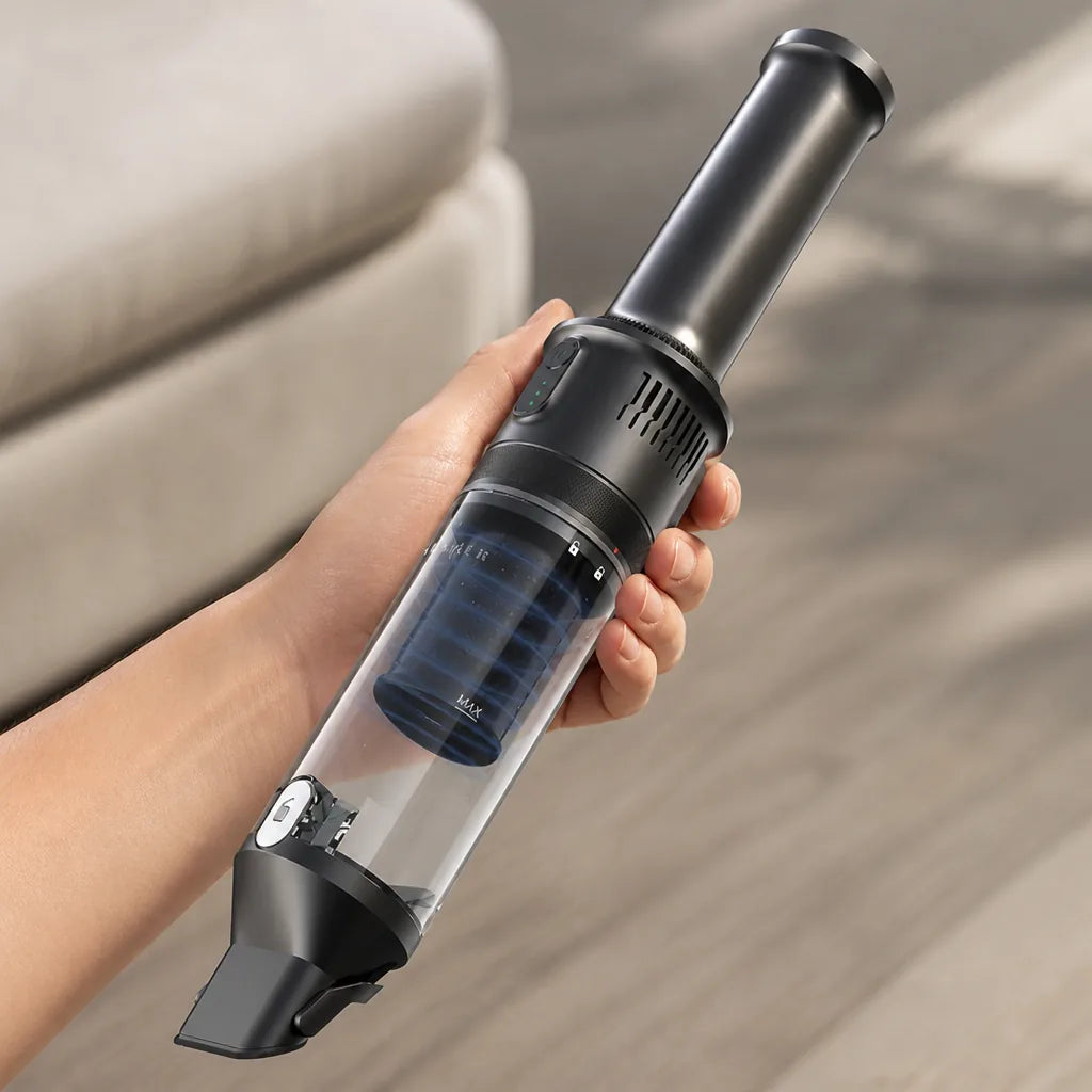 Handstaubsauger kabellos mit 16.000 Pa Saugleistung und HEPA-Filter, 140 W