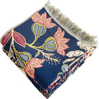 Baumwoll-Handtuch mit floralen Motiven