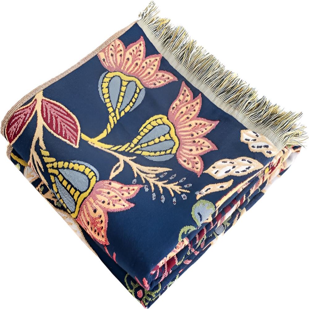 Baumwoll-Handtuch mit floralen Motiven