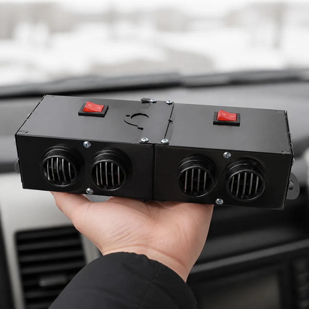 Auto-Heizlüfter 12 V zum Enteisen der Windschutzscheibe, 500 W, Keramik-Heizelement