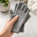 Kompressionshandschuhe mit offenen Fingerspitzen, atmungsaktiv für Alltag und Arbeit