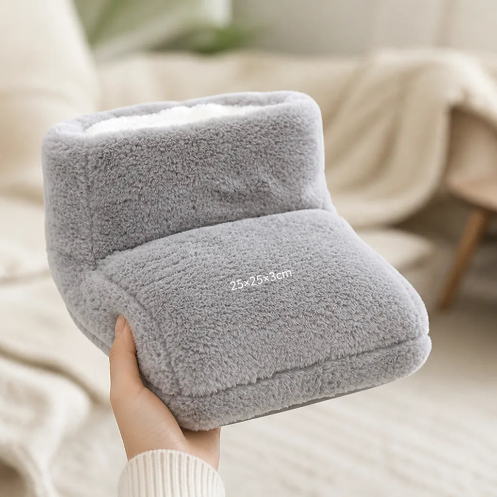 Fußwärmer kabellos, wiederaufladbar mit 3 Wärmestufen, für Sofa und Bett, aus weichem Gewebe