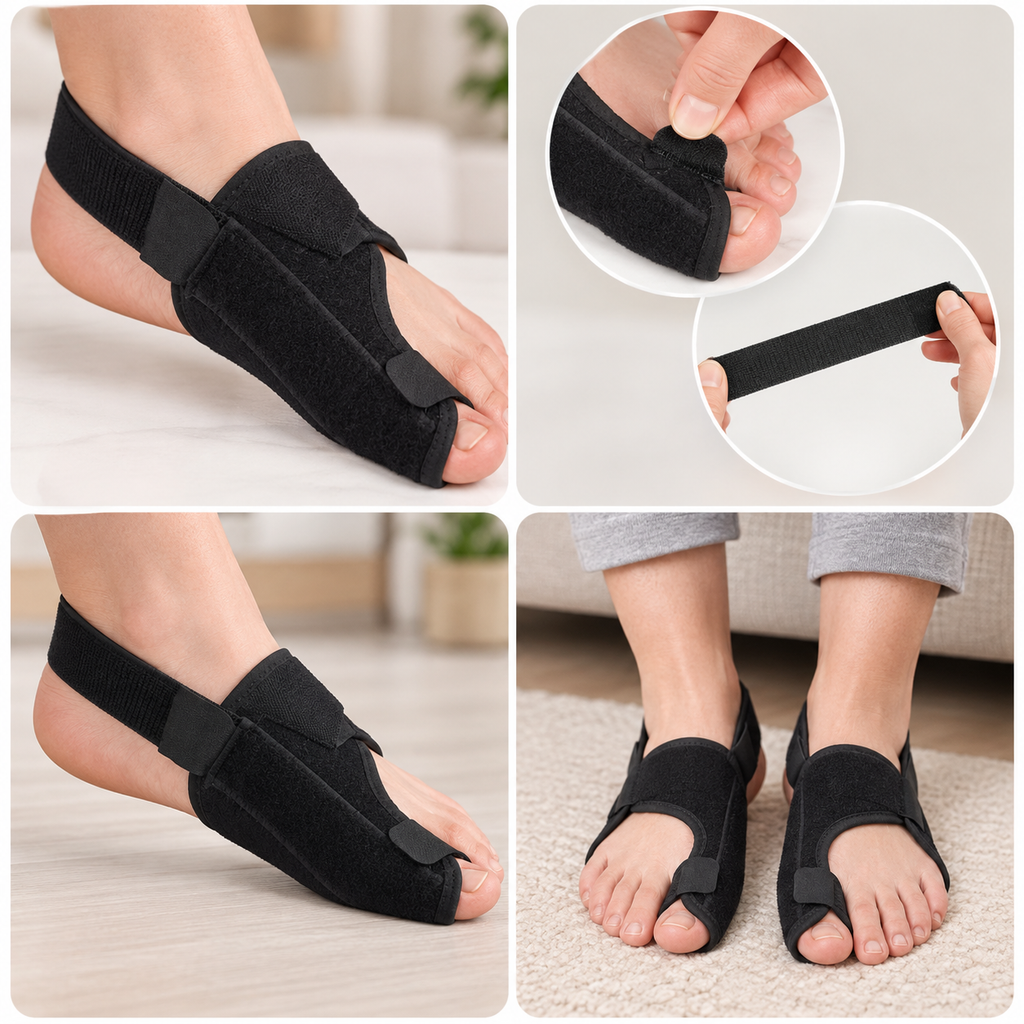 Zehenkorrektur-Bandage mit EMS-Stimulation