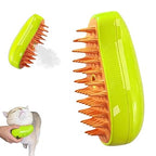 Dampf-Katzenbürste 3-in-1 mit Silikonnoppen