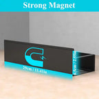 Magnetisches Gewürzregal-Set aus pulverbeschichtetem Metall
