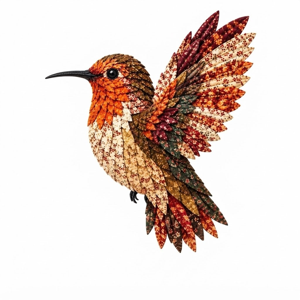 3D-Filz-Vogel Nähset mit Anleitung