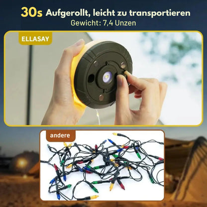Campinglampe | Multifunktional | Wetterfest und Robust | Kunststoff