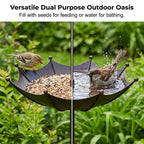 Vogeltränke Eisen – Vintage-Design für Garten und Terrasse