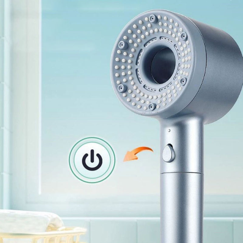 Turbo-Duschkopf mit Luftdrucktechnik – 5 Strahlarten