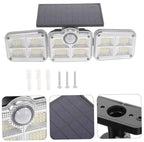 Solar-Aussenstrahler mit Bewegungsmelder – 200W LED Flutlicht