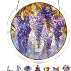 Acryl Puzzle-Fensterbild mit Lebensbaum-Motiv