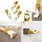 Stuhlsocken mit Katzenpfoten-Design – Bodenschutz