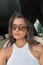 Sonnenbrille mit UV-Schutz – Quadratisches Gestell aus Kunststoff